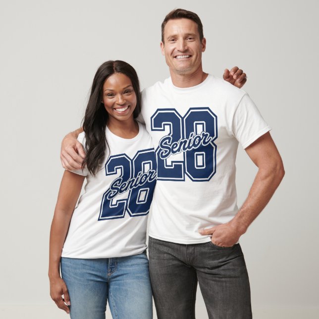 Class of 2026 Senior Pride Typography  T-Shirt (Unisex)