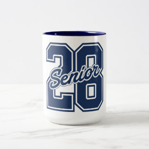 Class of 2026 Senior Pride Typography Two-Tone Coffee Mug