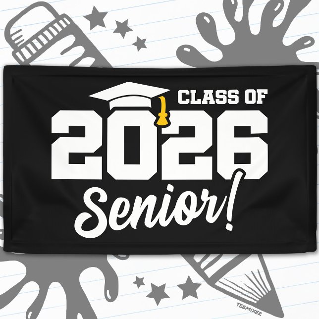 Class of 2026 Senior Varsity Graduation Fun Quote Banner (Creator Uploaded)