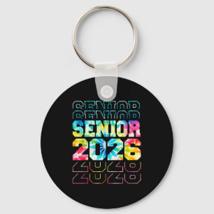 Class of 2026 tie dye graduation 2026 senior 2026 key ring
