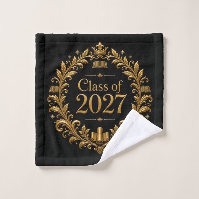Class of 2027 bath towel set (Wash Cloth)