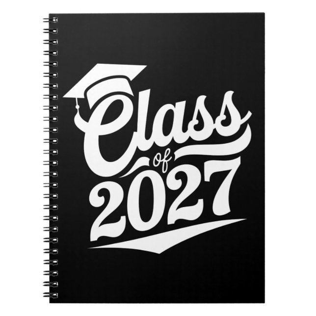 Class Of 2027 Graduation Graduate Notebook (Front)