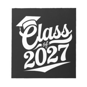 Class Of 2027 Graduation Graduate Notepad