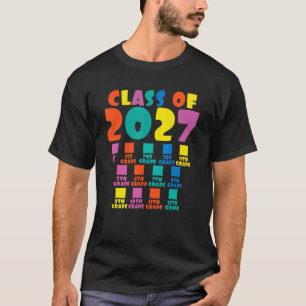 Class Of 2027 Grow With Me First Day Of School Che T-Shirt