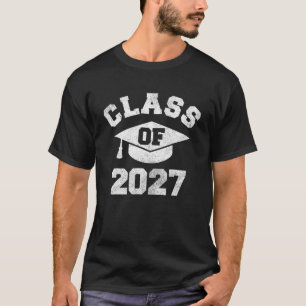 Class Of 2027 Grow With Me , First Day School 7Th T-Shirt
