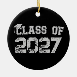 Class Of 2027 Senior Graduation 2026 Graduate Ceramic Tree Decoration
