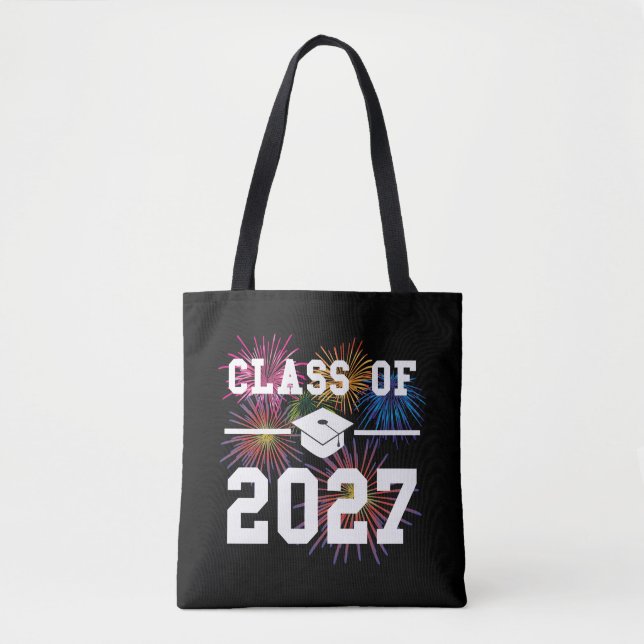 Class Of 2027 Senior Year Tote Bag (Front)