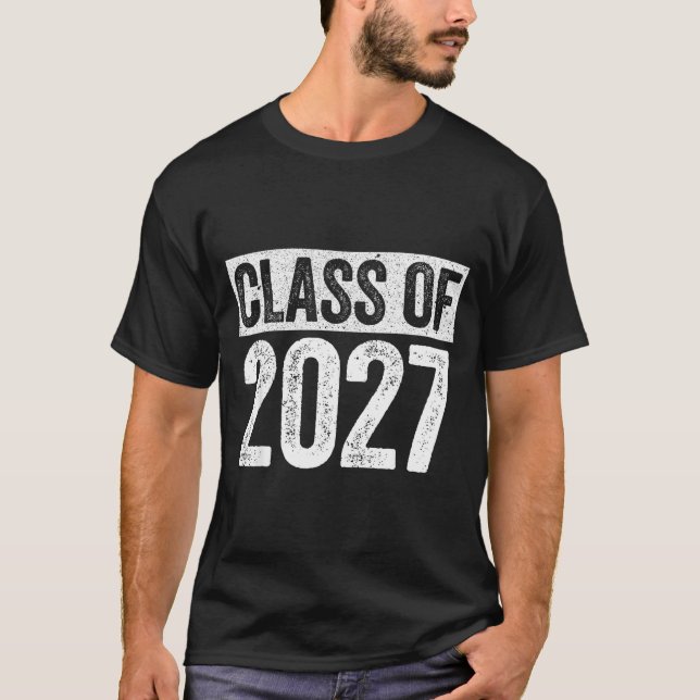 Class of 2027 shirt senior 2027 graduation  (Front)