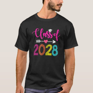 Class Of 2028 Pre K Graduate Preschool Graduation T-Shirt