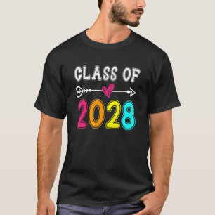Class Of 2028 Pre K Graduate Preschool Graduation T-Shirt