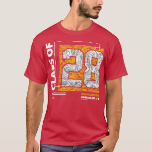 Class of 2028 Urban Streetwear Graduation Class of T-Shirt