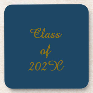 Class of 202X Graduation Hard plastic coaster