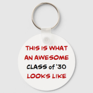 class of 2030, awesome key ring