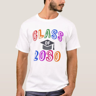 CLASS Of 2030 Fourth Grade Graduation Year Grow Up T-Shirt