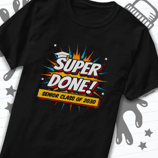 Class of 2030 Graduate Super Comic Senior 2030 T-Shirt