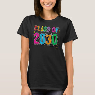 Class Of 2030 Grow With Me First Day Of School T-Shirt