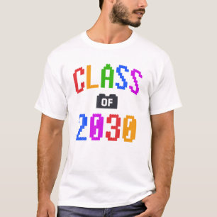 CLASS Of 2030 Kids Bricks Toy Fourth Grade School T-Shirt