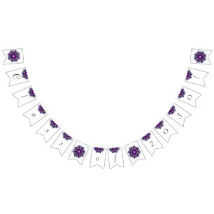 Class of 2030! Mandala in purple Bunting