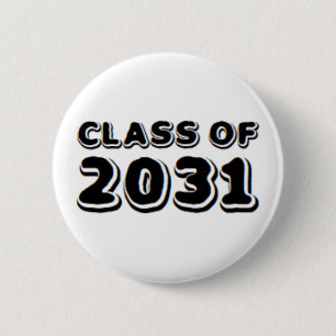 class of 2031 6 cm round badge