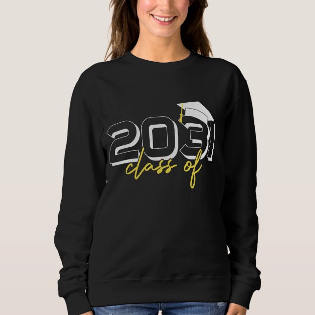 Class Of 2031 Future Graduation Back To School Sweatshirt (Front)