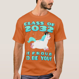 Class of 2032 Grow With Me Magical Unicorn Gift T-Shirt