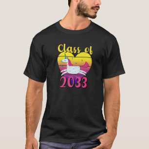 Class Of 2033 Cute Pre-K Graduate Preschool Gradua T-Shirt