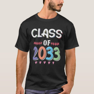 Class Of 2033 Grow With Me Future Graduate Teacher T-Shirt