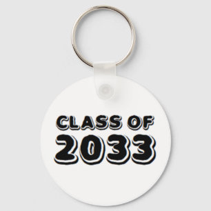 class of 2033 key ring