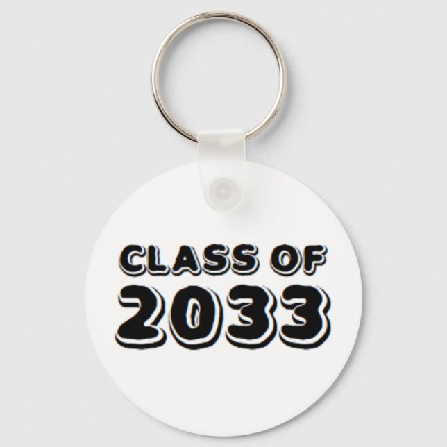 class of 2033 key ring (Front)
