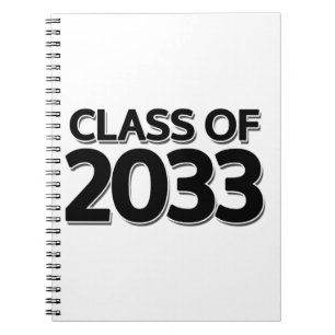 Class of 2033 notebook