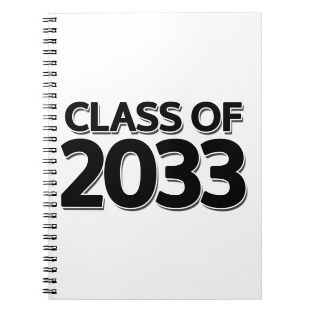 Class of 2033 notebook (Front)