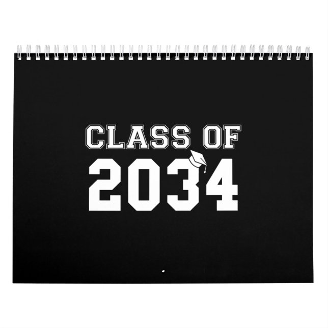 class of 2034 calendar (Cover)