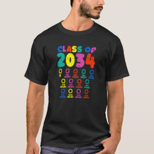Class of 2034 Grow With Me First Day of School Che T-Shirt