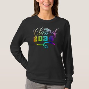 Class Of 2034 Kindergarten Back To School Grow Wit T-Shirt