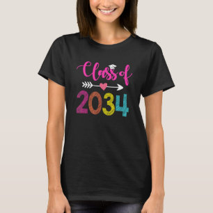 Class Of 2034 Pre K Graduate Preschool Graduation T-Shirt