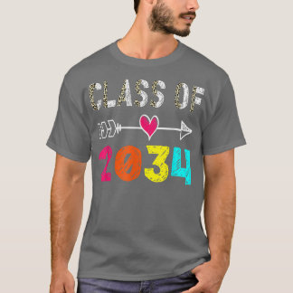 Class Of 2034 Shirt Pre-K Graduate Preschool Gradu