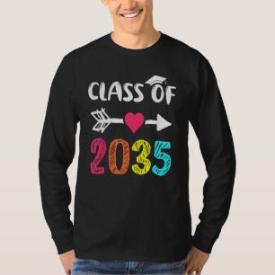 Class Of 2035 First Day Of School Grow With Me Gra T-Shirt