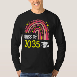 Class Of 2035  Graduation Graduate Rainbow T-Shirt