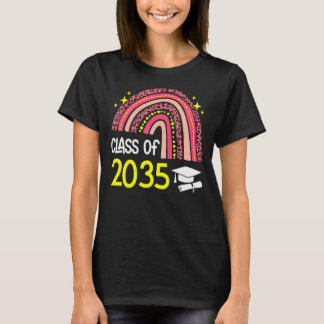 Class Of 2035  Graduation Graduate Rainbow T-Shirt