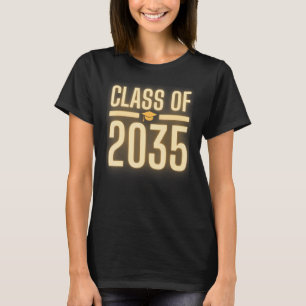 Class of 2035 Grow With Me First Day of School Gra T-Shirt