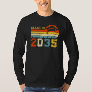 Class Of 2035 Grow With Me Graduation First Day Of T-Shirt