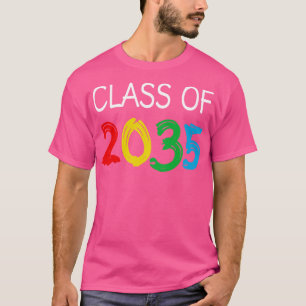 Class Of 2035 Grow With Me Graduation IV T-Shirt