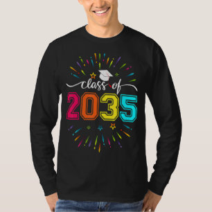 Class Of 2035 Grow With Me  Kindergarten First Day T-Shirt