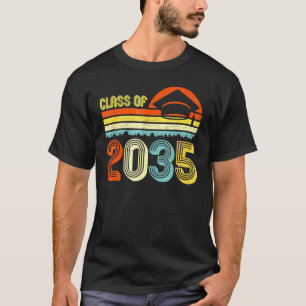 Class Of 2035 Grow With Me Pre K Graduate Vintage T-Shirt