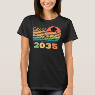 Class Of 2035 Grow With Me Pre K Graduate Vintage T-Shirt