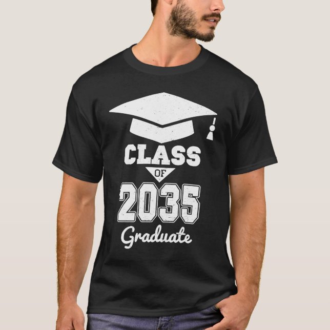 Class Of 2035 Grow With Me T-Shirt (Front)