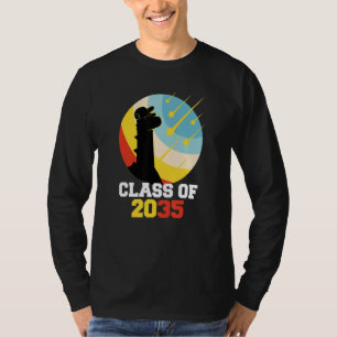 Class Of 2035 Kindergarten Dinosaur For Kids T-Shirt