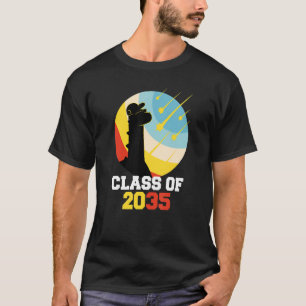 Class Of 2035 Kindergarten Dinosaur For Kids T-Shirt