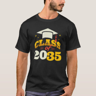 Class Of 2035 Kindergarten First Day Grow With Me T-Shirt