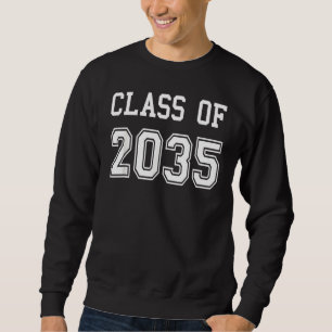 Class Of 2035 Kindergarten Graduate Grow With Me G Sweatshirt